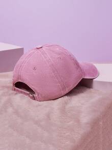 SCOOBY-DOO X SHEIN Mũ lưỡi trai in hình hoạt hình và chữ cái thời trang và đa năng, thích hợp để đội hàng ngày, là phụ kiện thời trang cao cấp dành cho cả nam và nữ, món quà tuyệt vời cho gia đình và bạn bè, có thể điều chỉnh kích cỡ, phù hợp cho mọi mùa. - Màu Hồng baby - Xem 2