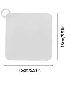 1 Pc Silicone Floor Drain Odor Remover Cover, Bathroom Anti-Odor Anti-Pest Sealing Mat, Household Drain Stopper, Silicone Drain Plug, Essential Home Items, Bathroom Fall Decor Must-Have Accessory Home Bathroom Decor Back To School - translucent - View 6