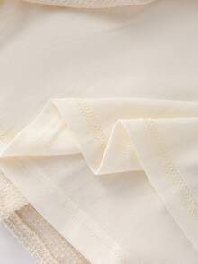 Franclia High Waist Pleated Wool Blend Skirt, Elegant For Women In Spring/Autumn - Beige - View 4