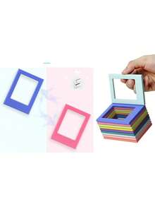 Magnetic Picture Frame 5/10 Pack 2x3 Picture Frame Mini Picture Frames Set For Frame Frame Photo Frames For Refrigerator Wallet Size Picture Frames Shantmay - Multicolor - View 7