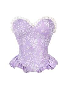 Myrelith 1pc Purple Delicate Feminine Camisole Top - Purple - View 3