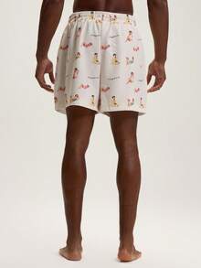 Musero All Over Graphic Print Elasticated Drawstring Waistband Swim Short Summer Essentials Holiday Poolside Spring&Summer - Multicolor - View 5