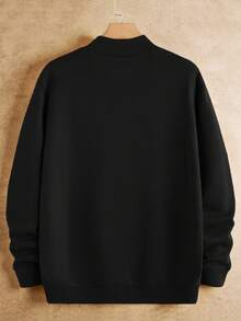 HIMLAND 两件装男士修身高领插肩长袖休闲套头卫衣，适合秋季穿着 - 彩色 - 查看 5