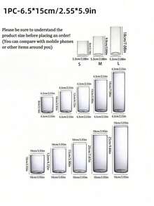 1个透明玻璃烛台，圆柱形玻璃花瓶，适用于餐桌装饰、艺术插花、婚礼派对中心装饰品、室内装饰、浪漫烛光晚餐、婚礼配件（不含蜡烛）、情人节礼物 | 圣诞节礼物。 - 彩色 - 查看 22