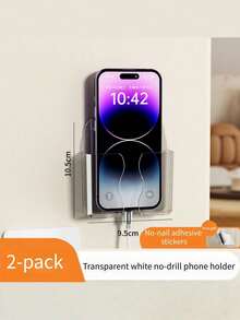 Grande capacité 2 en 1 station de charge organisateur sans fil support de chargeur pour téléphone, télécommande, sans perçage, compatible Android, plusieurs couleurs, cadeau d'anniversaire pour la famille, les amis, organisation de bureau à domicile - Multicolore - Voir 13