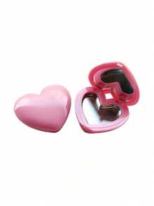 Joivida 1pc Heart-Shaped Cosmetic Pans, Empty Refillable Red & Pink Lipstick Eyeshadow Pressed Powder Cases, DIY Makeup Sample Containers For Concealer, Brow Powder, Highlighter - Multicolor - View 11