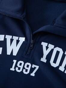 大码女童休闲街头风短袖Polo领T恤衫和运动裤套装，适合学生日常穿着