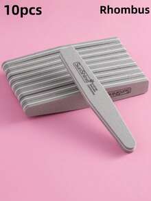 10Pcs Sponge Nail File And Buffers For Nail Art Care Double Sides Design 100/180 Grit Nail Buffer Professional Manicure Nail Tools,Nail Buffer Block Files - Multicolor - View 9