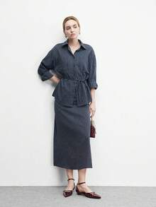 CUCCOO BIZCHIC Zapatos de tacón bajo de punta fina negros, sencillos y elegantes, versátiles, con tira trasera. Nuevos zapatos planos de bajo empeine para ir al trabajo, con correa en el talón, adecuados para la oficina en primavera/otoño - Espejo burdeos 225B - Ver 6