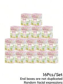 POKOJA LAND Blind Box Doll Set - Warm Cherry Blossom Theme High-Quality Material Collectible Toy | Mother's Day Gift Prepared For Collectors | Warm Decorative Collectible Toy, Includes 16 Regular Models + 1 Hidden Model - Tide play blind box - View 12