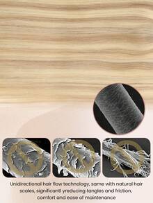 Beige Blonde Mix Medium Blonde With Platinum Blonde Clip In Hair Extensions Real Human Hair 120g 7pcs Clip In Human Hair Extensions Straight Remy Hair Clip In Extensions - P18/22/60 - View 7