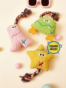 PETSIN Đồ chơi cho chó, Đồ chơi nhồi bông cho chó, Bền cho chó nhai và mọc răng, Tự giải trí, Thích hợp cho chó cỡ nhỏ đến trung bình, Đồ chơi cho thú cưng - Nhiều màu - Xem 1