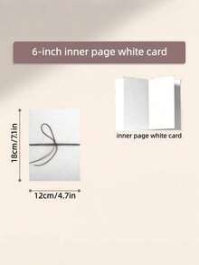 1 件装创意手风琴折叠式 DIY 相册剪贴簿空白页白色仿皮封面便携式纪念册，适用于情人节、爱情告白、周年纪念、圣诞节、生日派对礼物，手工工艺品，美观纪念品，现正流行 - 白色 - 查看 9