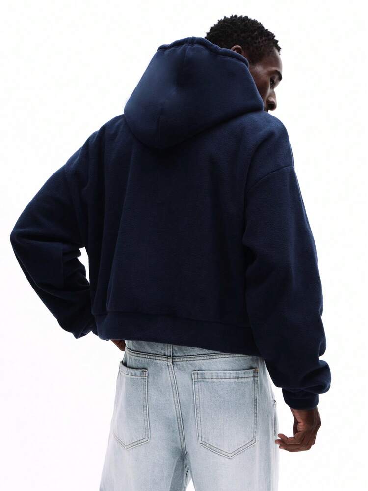 Navy Fleece Colorado Zip-Up Hoodie