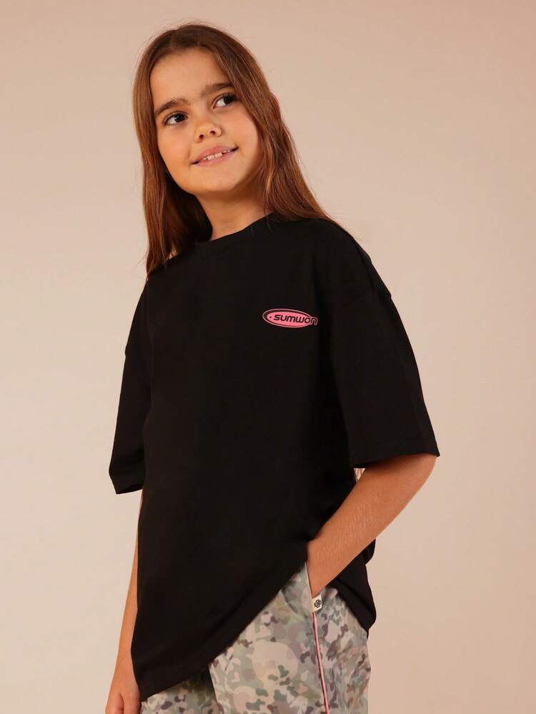 Logo Graphic Crew Neck T-Shirt