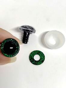 SHEIN 12 Pcs 3d Animal Eyeballs, Sparkling 3d Snake Scale Pattern Plush Toy, Plastic Accessories, Resin Crystal Eye Ornaments, Fall Decor,Christmas Decorations Boys Backpack, Halloween, Backpack School. Clear Backpack, School, Halloween Costume. - Multicolor - View 12