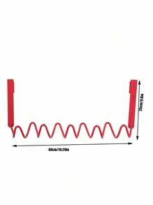 Joivida 1个免打孔壁挂挂钩 | 创意波浪形设计壁挂挂钩，免钻孔安装，可悬挂于门、衣柜门、床架上 - 优雅北欧风格衣帽架，流畅弧形，适用于家居收纳、酒店装饰和时尚店铺展示，简约美学风格，情人节礼物，斋月情人节礼物 | 免打孔壁挂挂钩 - 彩色 - 查看 11
