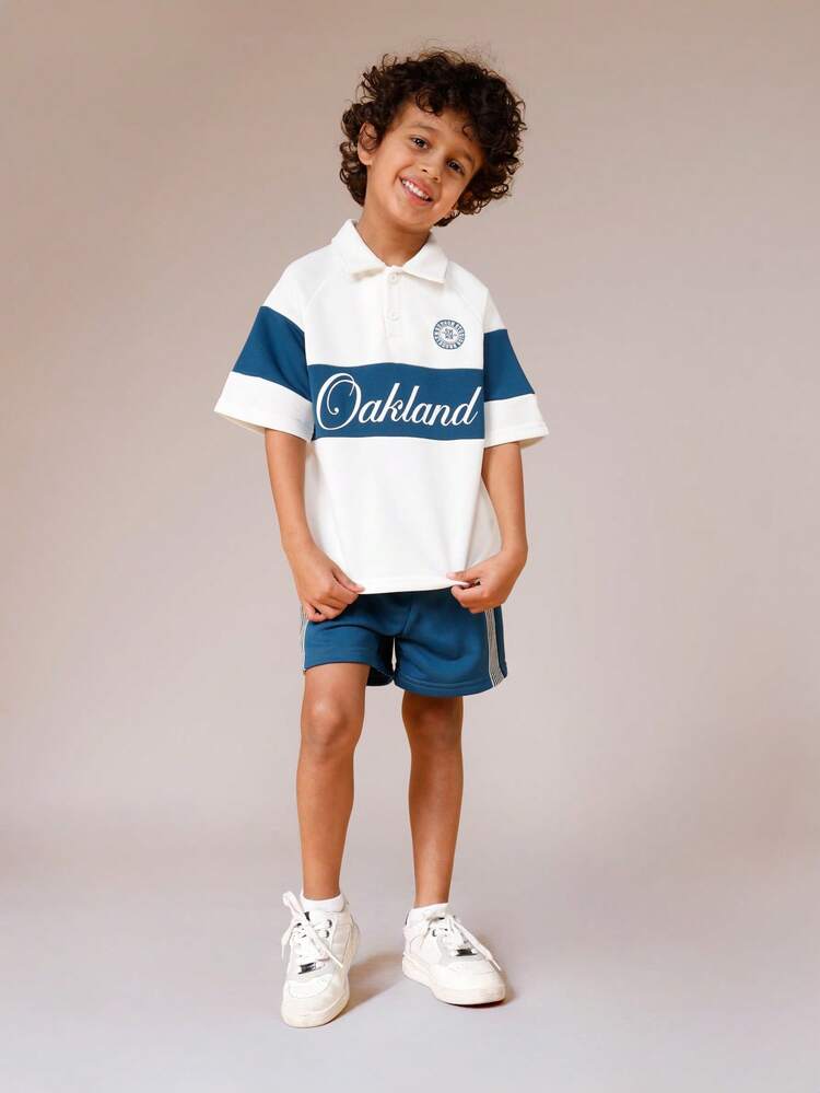 Polo Shirt And Shorts Co-Ord Set