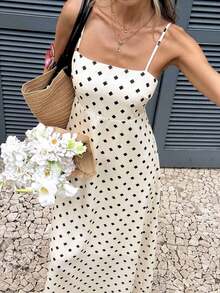 Serisse 女士几何印花露背休闲连衣裙，适合度假穿着 - 彩色 - 查看 4