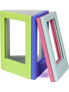 Magnetic Picture Frame 5/10 Pack 2x3 Picture Frame Mini Picture Frames Set For Frame Frame Photo Frames For Refrigerator Wallet Size Picture Frames Shantmay - Multicolor - View 9