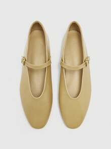 CUCCOO BIZCHIC Sepatu flat kasual yang modis, nyaman, dan serbaguna, cocok untuk berjalan, bepergian, dan liburan musim semi. - Aprikot ringan - View 2