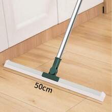 多功能无毛擦拭器，适用于家庭浴室和卫生间的扫水，硅胶魔力扫帚 - 白色 - 查看 8
