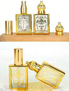 Cirelle 15ml Portable Luxury Glass Perfume Bottle – Small Dispense Vial For Essential Oils & Perfumes, Short Trip Travel Essential, Refillable Atomizer - Multicolor - View 6