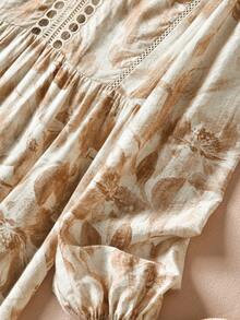 Rusticease 女士休闲印花连衣裙，适合度假 - 彩色 - 查看 5