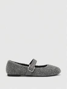 CUCCOO BIZCHIC Women's Flat Shoes Valentine's Day - Dark Grey - View 8