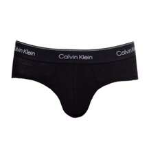 Calvin Klein سروال داخلي رجالي أسود 3 قطع - الأسود - مشاهدة 2