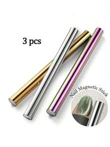 1PC Cat Eye Nail Magnetic Stick Cylindrical Magnet For Cat Eye UV Gel Polish Snowlight Glitter Effect Tools Manicure Design Tool,Nail Supplies,Nail Tools,Nail Art Tools,Back To School,Nails,Nail Tools For Press On Nails - Multicolor - View 11