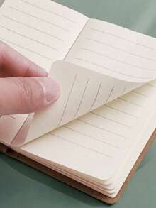 2/150 Pcs Mini Portable A7 Notebook/Pocket Notebook, Leather Cover, Thickened Inner Pages, Waterproof And Wear-Resistant, Bandage-Patterned Design, Protects Privacy, Simple Notebook, Portable Notebook, Journal, Simple Notepad, Vocabulary Notebook, Office Notebook, Birthday/Christmas/Halloween/Thanksgiving Gift, Prize And Reward Gift, Office Supplies (Bandage-Patterned Color Random). - Multicolor - View 6