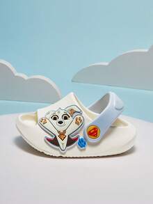 SUPERMAN X Cozy Pixies 1双可爱百搭防滑夏季沙滩平底户外儿童凉鞋 - 白色 - 查看 3