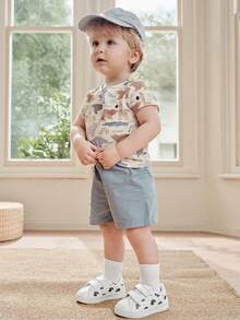 Cozy Pixies A Pair Of Boys' And Girls' All-Season Outdoor  Round-Toe, Breathable, White  Running And Casual Shoes Baby Sneakers - White - View 3