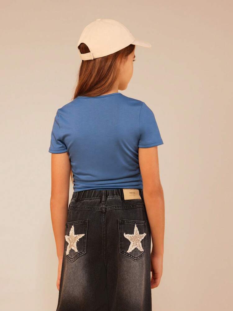 Chicago Script Number Graphic Tee