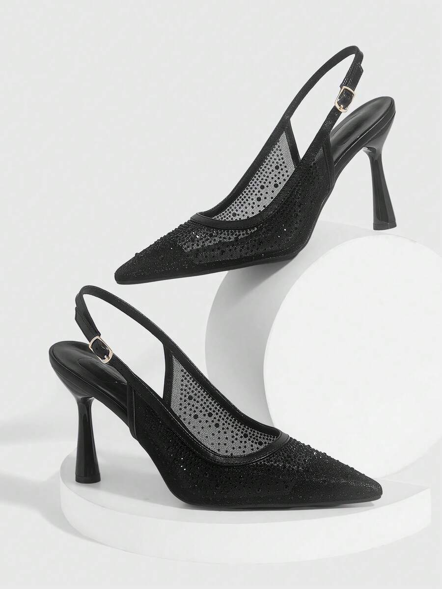 CUCCOO SZL Women Pumps Valentine's Day - Graphite Black - View 1