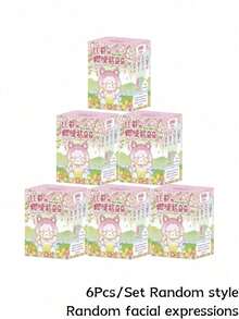 POKOJA LAND Blind Box Doll Set - Warm Cherry Blossom Theme High-Quality Material Collectible Toy | Mother's Day Gift Prepared For Collectors | Warm Decorative Collectible Toy, Includes 16 Regular Models + 1 Hidden Model - Tide play blind box - View 14