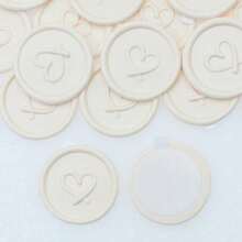 30pcs Heart Pattern Self-Adhesive Wax Seal Stickers For Wedding Invitations - Multicolor - View 25