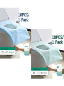 10pcs/20pcs Disposable Toilet Seat Covers, 10pcs/Pack, Individually Wrapped, Paper Material, Portable Hygienic Waterproof Toilet Pad, Extended Coverage Area, Suitable For Hotels, Public Places, Travel, Leisure Clubs And Home Use, Bathroom Decor, Autumn Decor - Multicolor - View 19