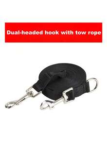 10 Ft 16 Ft 23 Ft 33 Ft Multi-Perpass Solid Color Pet Lead, Hands Free Dog Walking Lead, Sliding Tow Rope Suitable For Training, Walking, Outdoor Activities - Suitable For Pets Of Various Sizes, Black - Black - View 4