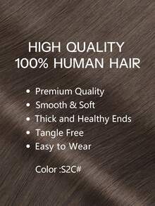 9AM HAIR Butterfly Weft Hair Extensions Human Hair Glueless OVO Pu Hole Genius Hand Tied Invisible DIY Double Weft Hair Extensions Straight 1pc 16 Inches - S2C - View 3