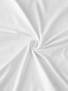 Women's Casual Ant Slogan Print T-Shirt, Summer - White - View 4