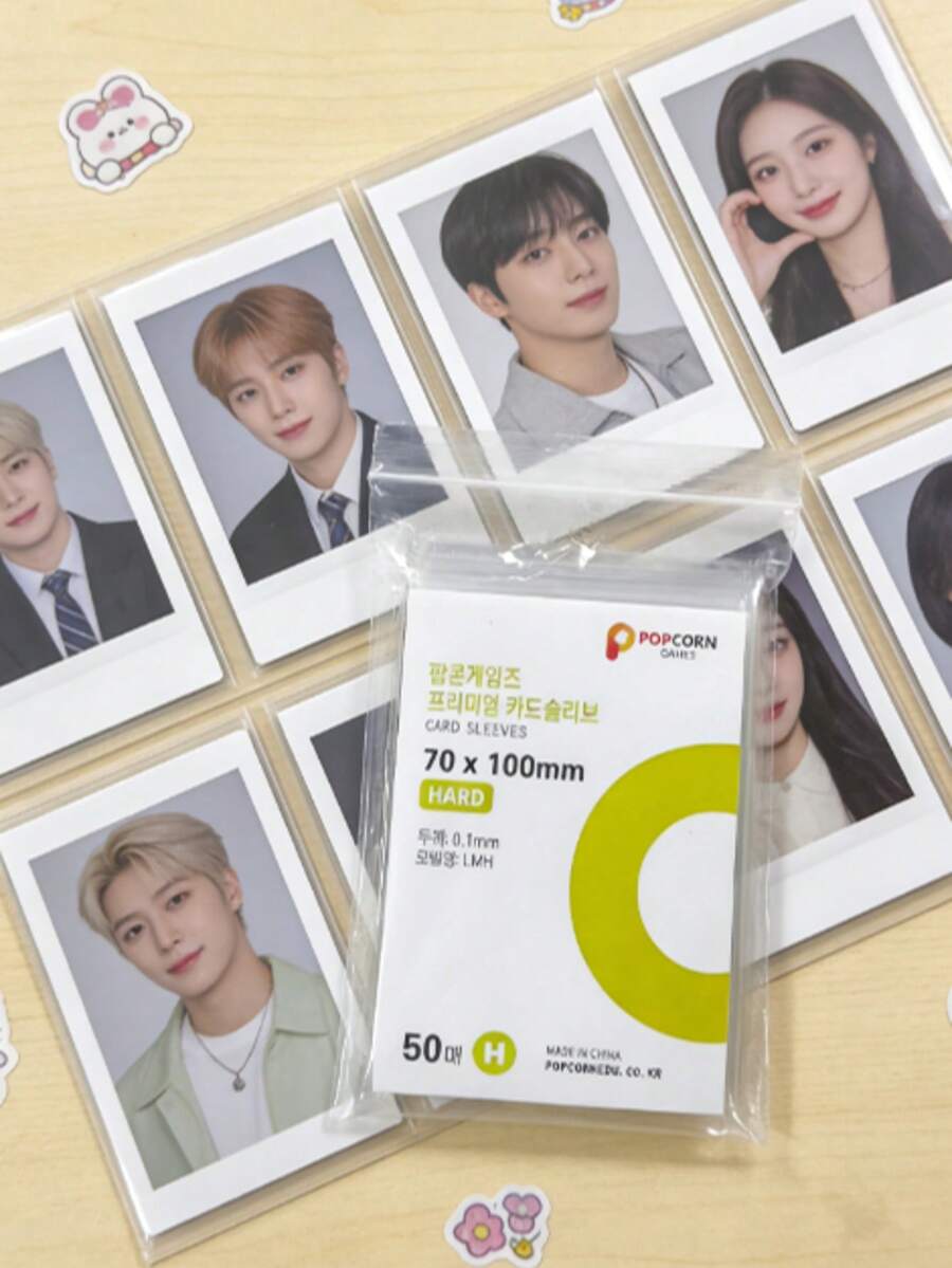 SHEIN Basic living 50/100 Pcs Clear Card Sleeves, 2.75" X 4" (7x100mm) For Mini Cards, Kpop Photocards & Trading Cards For Office Staff And Students Back To School Fall Decor,Christmas Decorations Halloween Decor Living Room Decor Wall Decor, Bedroom Curtains, Key Holder Storage Containers Storage Box,Fall Decor,Christmas Decorations Boys Backpack, Halloween, Backpack School. Clear Backpack, School, Halloween Costume.
