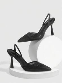 CUCCOO SZL Women Pumps Valentine's Day - Graphite Black - View 1