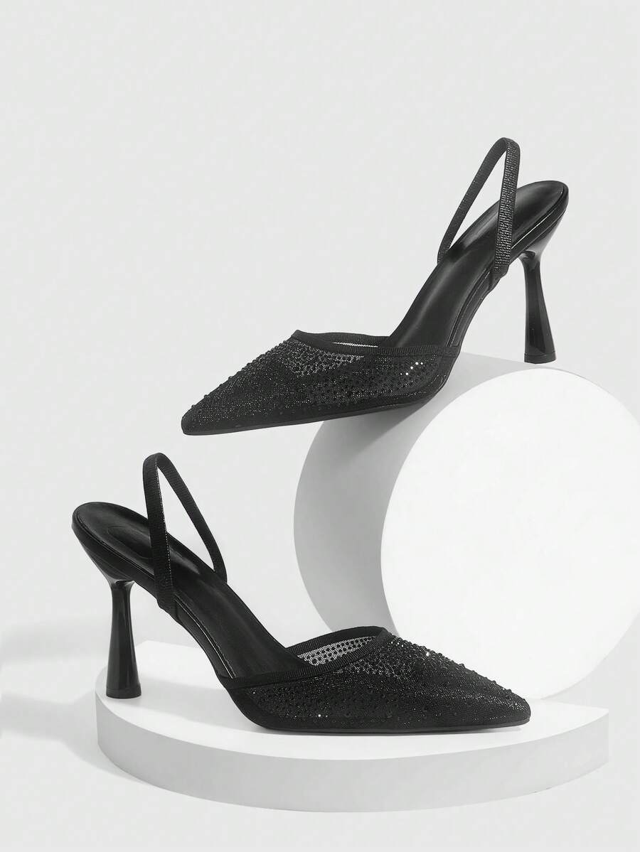 CUCCOO SZL Women Pumps Valentine's Day - Graphite Black - View 1