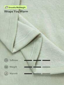 OutZeal Women Winter Thermal Outdoor Sweatshirt Green Daily Casual Long Sleeve With Thumbhole - Green - View 6