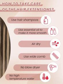 7片装无缝夹式接发片，渐变中棕色至草莓金色接发片，夹式真人发，隐形PU皮面，自然Remy真人发接发片 - STP4/27/4 - 查看 10