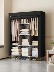 1 Tủ quần áo vải kiểu dáng đẹp và rộng rãi, tủ đựng quần áo gấp gọn phổ biến, dễ lắp ráp, phù hợp cho ký túc xá, nhà ở, phòng ngủ, nhà thuê. - Nhiều màu - Xem 4