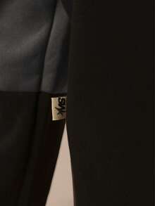 SUMWON Spodnie dresowe dla chłopców w bloki kolorów z kieszeniami bocznymi, elastyczny pas, styl jogger, wygodne spodnie zimowe z polaru, odzież codzienna dla dzieci - Czarne - Zobacz 5