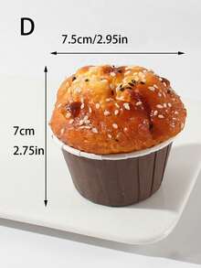 1Pc Creative 3d Simulation Cake Refrigerator Magnet Pu Spring-Rebound Bread Food Magnetic Sticker Decorative Ornament - Multicolor - View 16